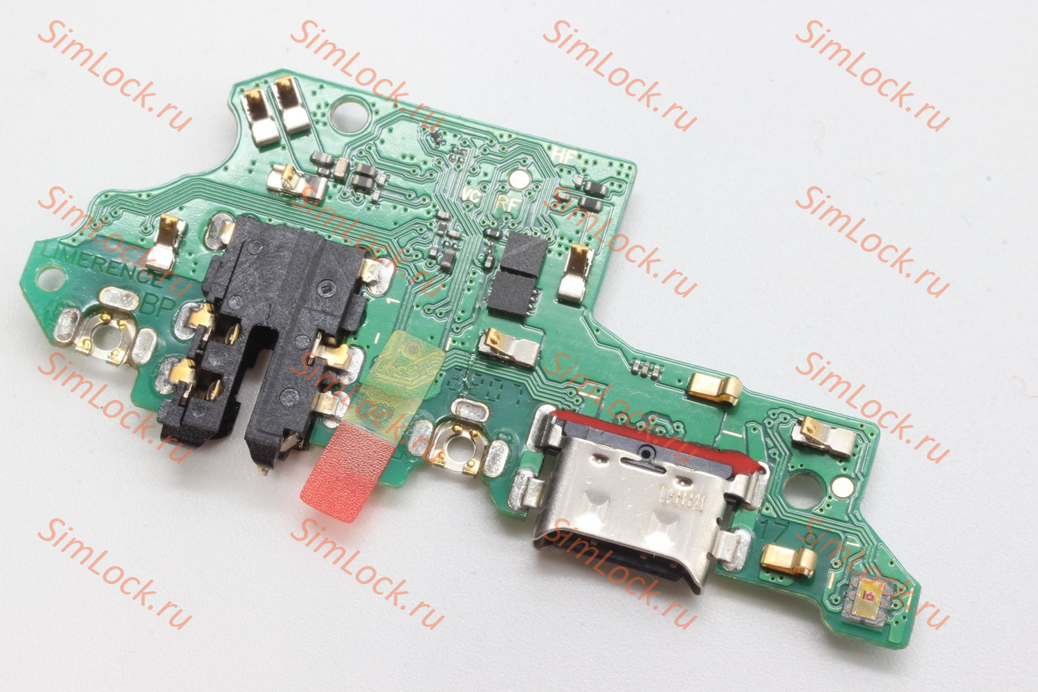 Нижняя плата (шлейф) Huawei Y9s (STK-L21, STK-LX3) с разъемом зарядки, К-1