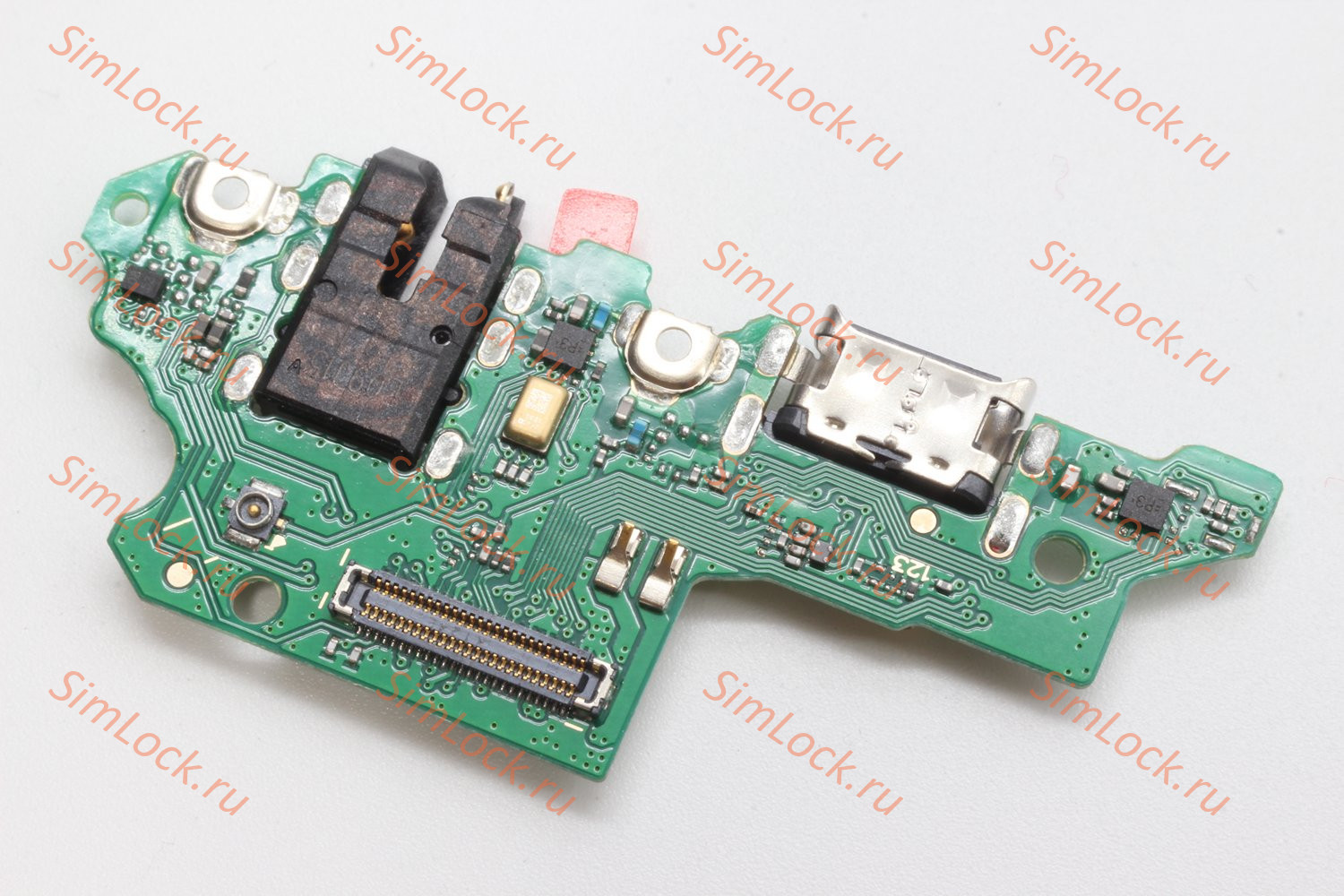 Нижняя плата (шлейф) Huawei Y9s (STK-L21, STK-LX3) с разъемом зарядки, К-1