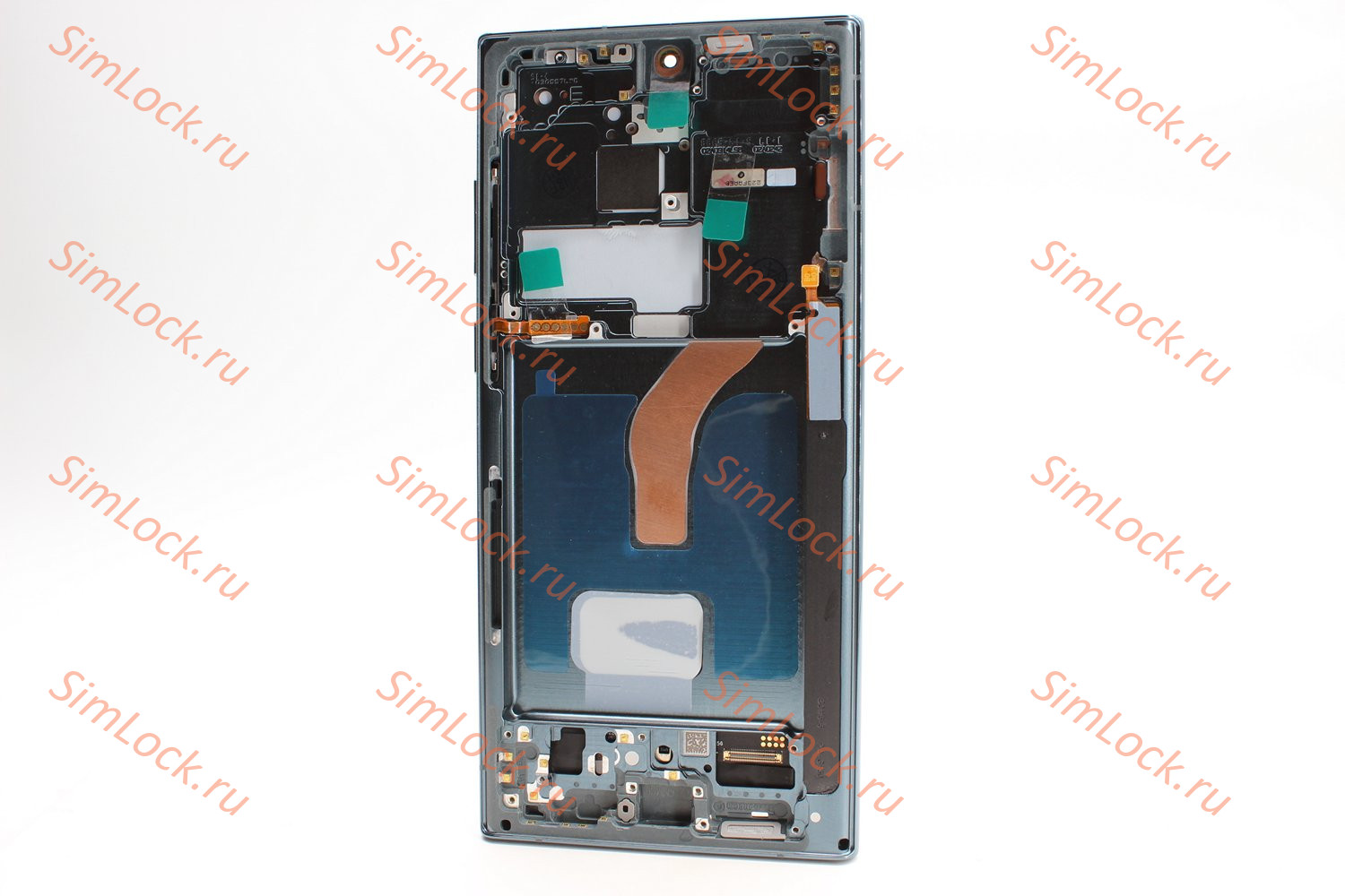 Дисплей Samsung S908B Galaxy S22 Ultra, зеленый, в рамке, OLED, К-1