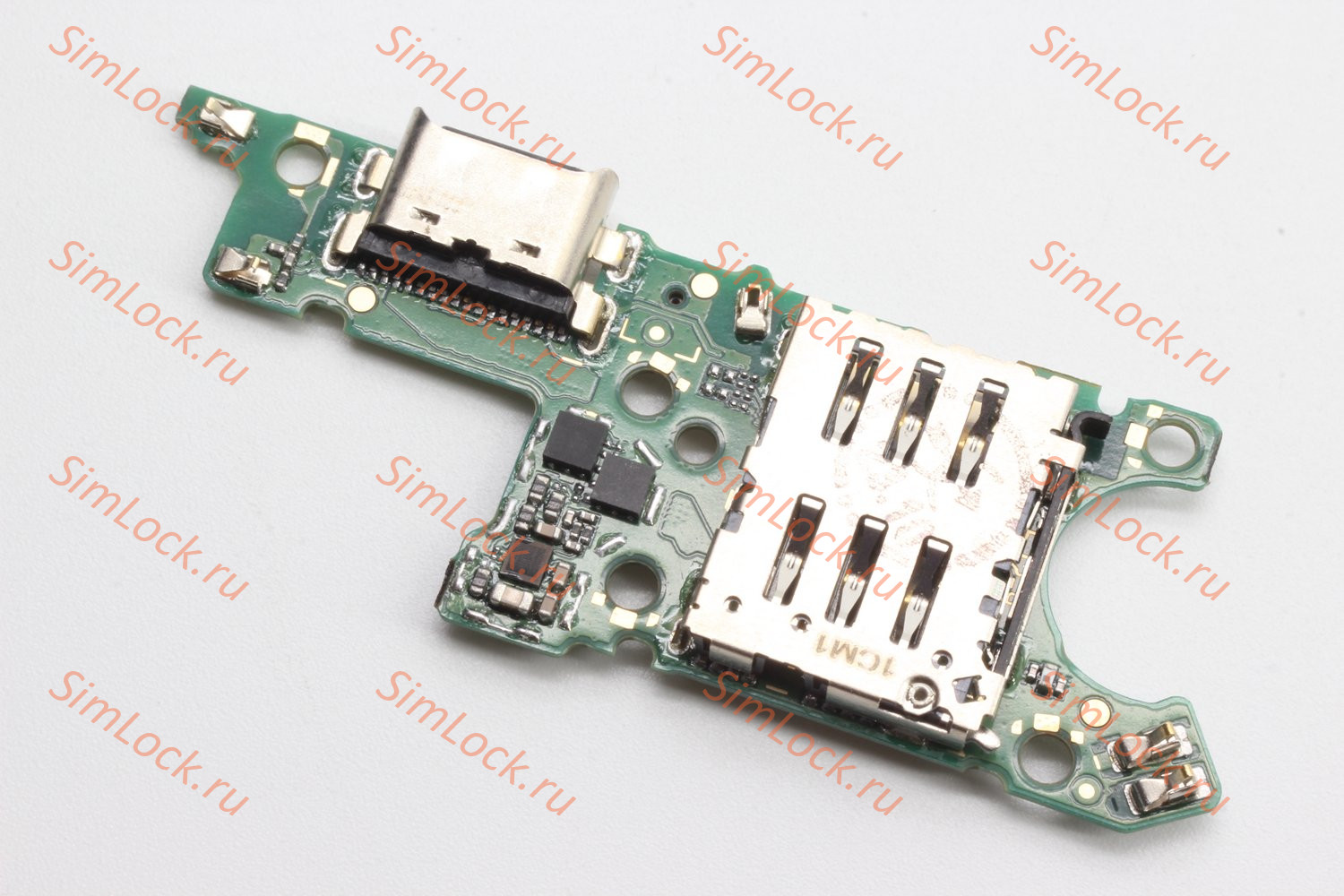 Нижняя плата (шлейф) Honor X9a (5109ALXQ, RMO-NX1) с разъемом зарядки и считывателем SIM, К-1