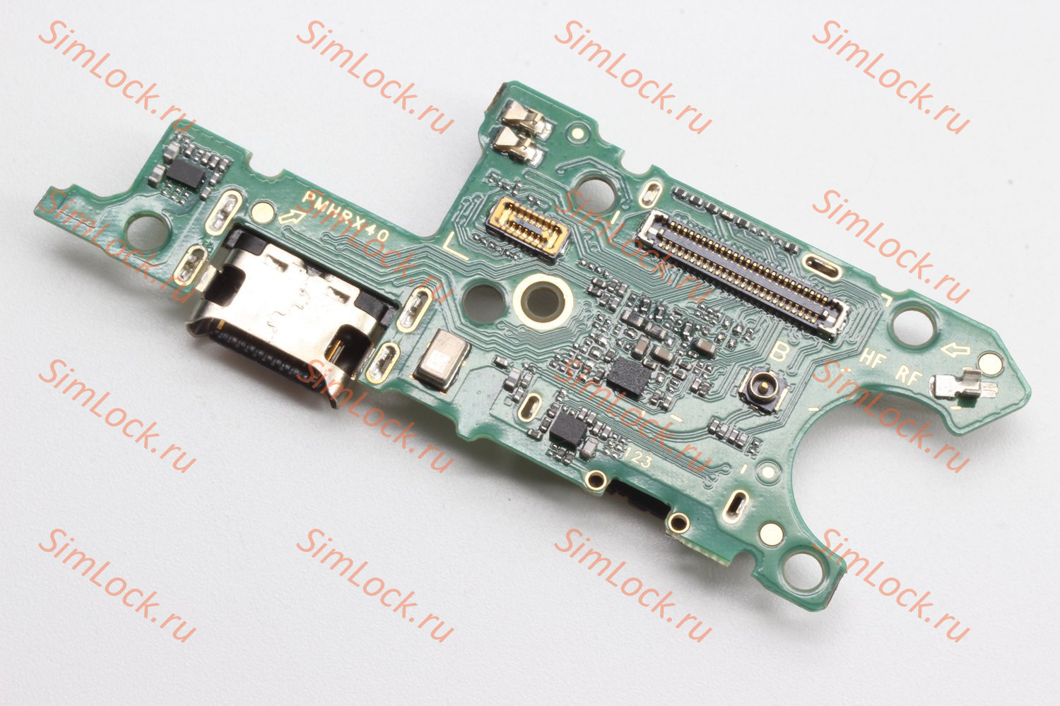 Нижняя плата (шлейф) Honor X9a (5109ALXQ, RMO-NX1) с разъемом зарядки и считывателем SIM, К-1