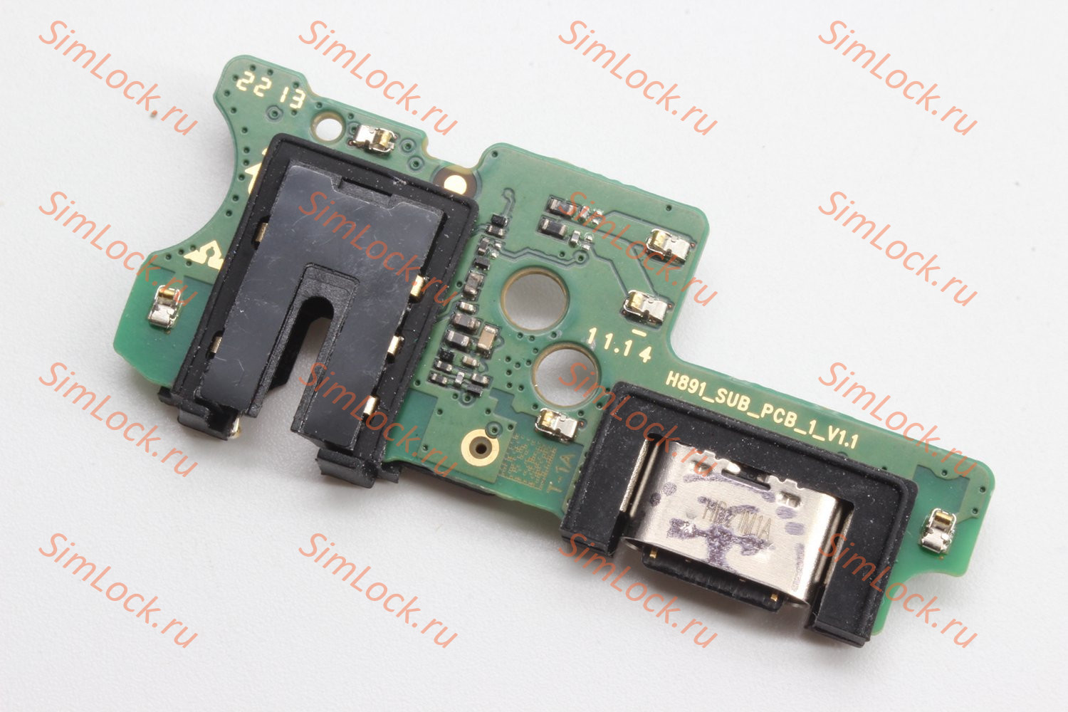 Нижняя плата (шлейф) Tecno Pova 4 Pro (LG8N), с разъемом зарядки, оригинал