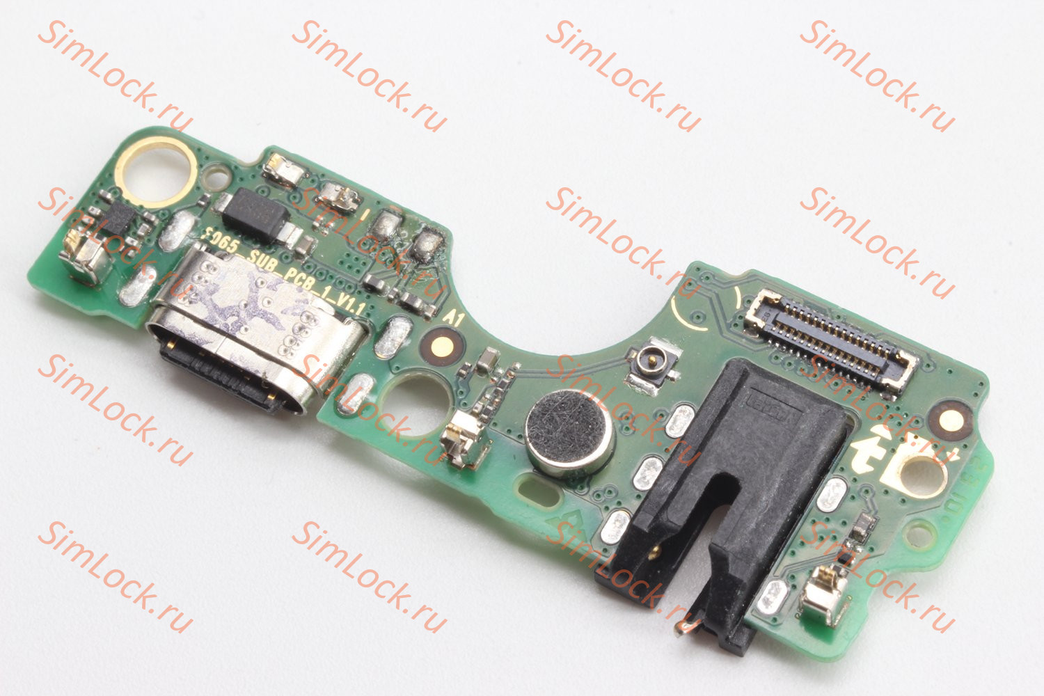 Нижняя плата (шлейф) Tecno Spark 10 (KI5Q), с разъемом зарядки, К-1