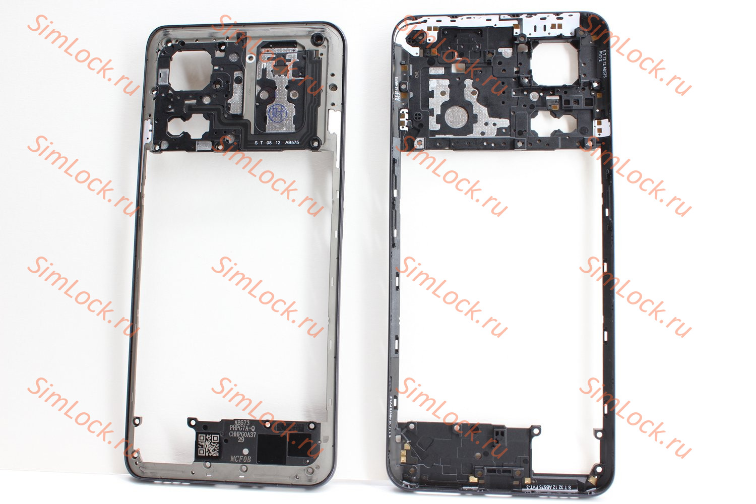 Средняя часть корпуса Realme GT3 (RMX3709), GT NEO 5 (RMX3706), черный, К-1