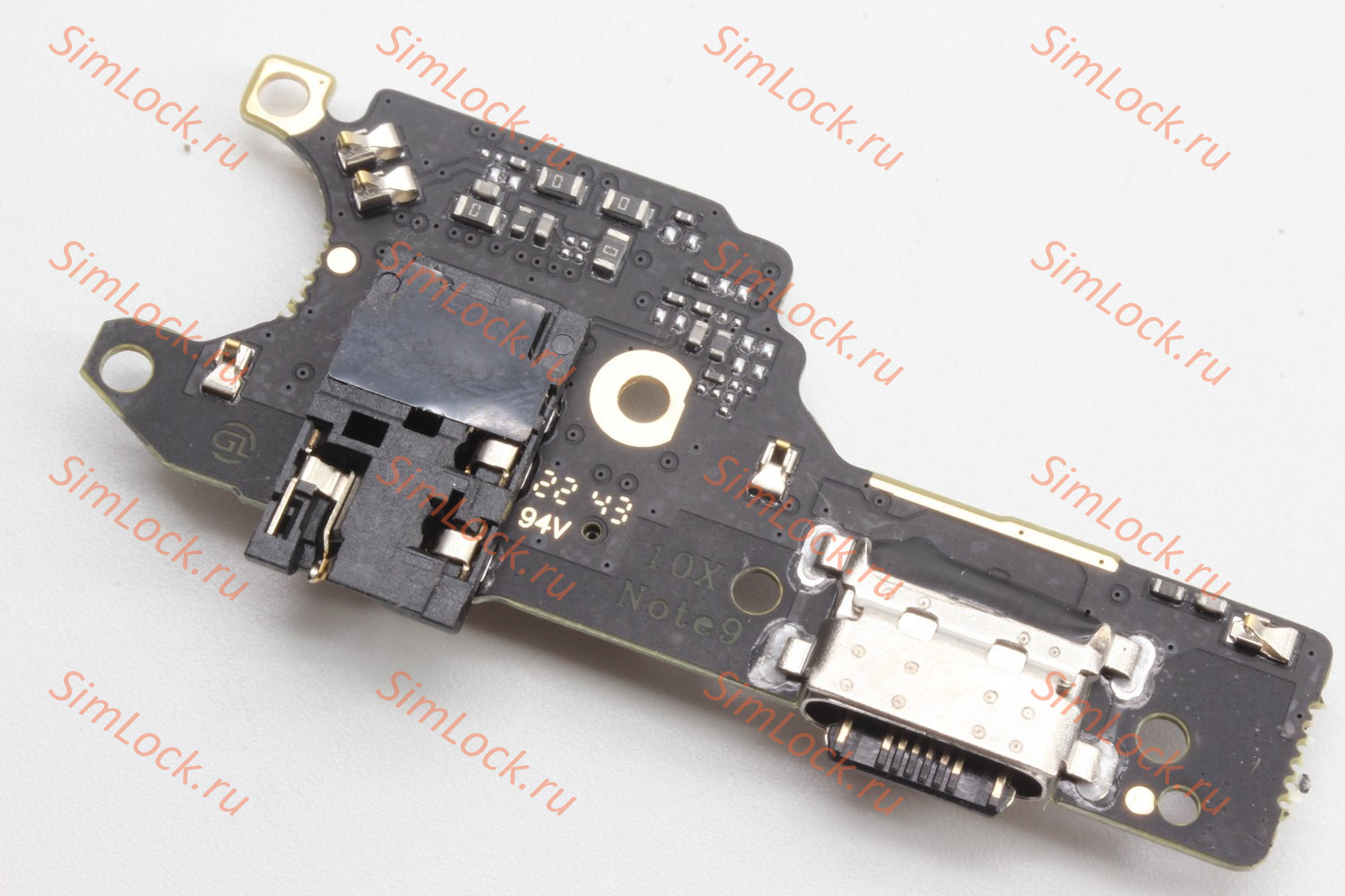 Нижняя плата (шлейф) Xiaomi Redmi Note 9 с разъемом зарядки, К-2