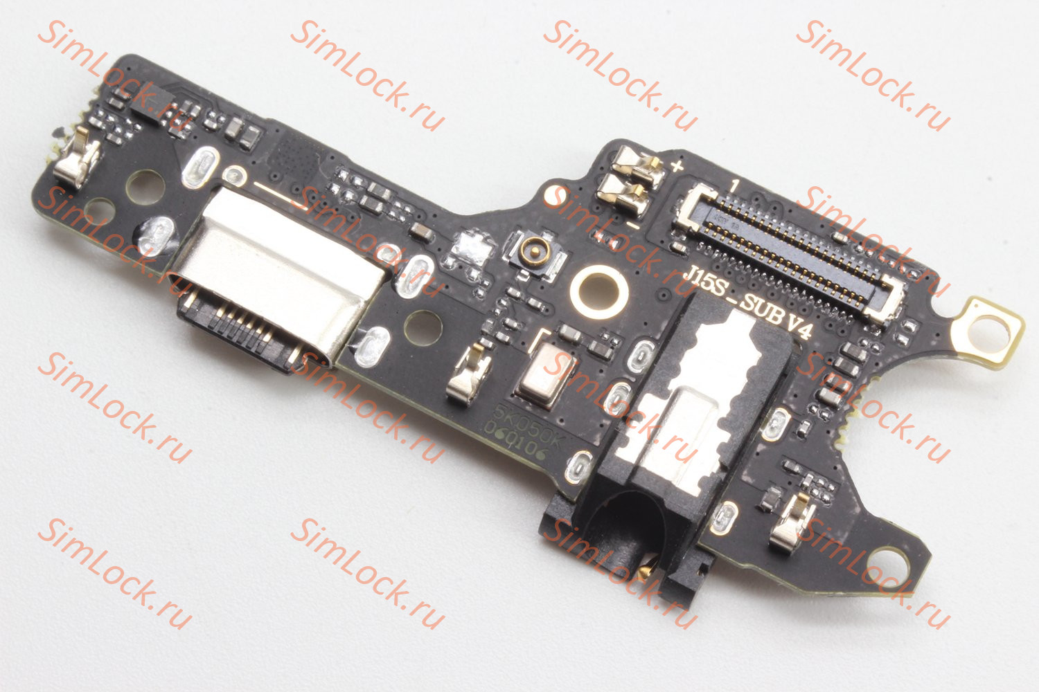 Нижняя плата (шлейф) Xiaomi Redmi Note 9 с разъемом зарядки, К-2