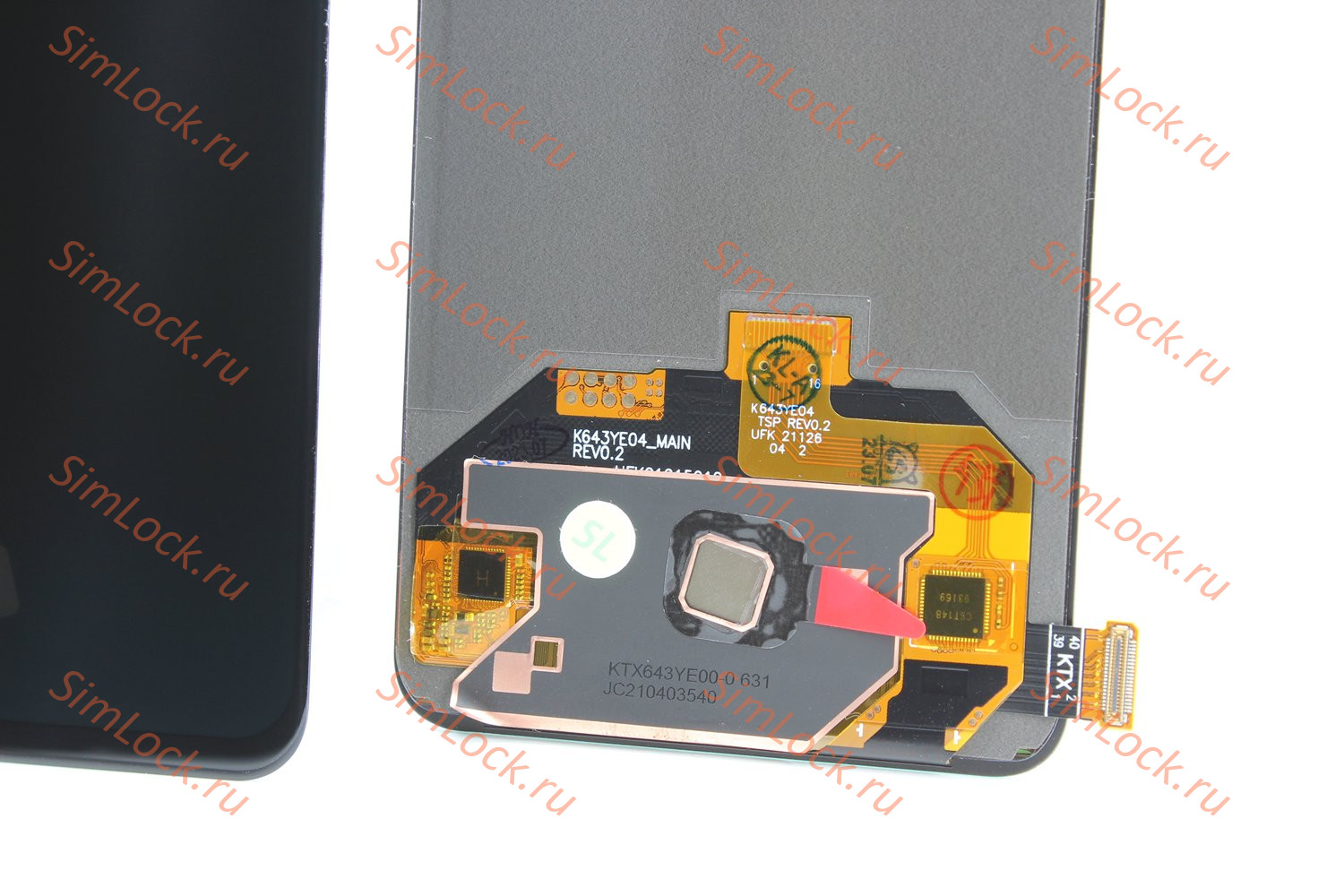 Дисплей Realme GT Master Edition (RMX3363), GT 5G (RMX2202), Oppo Reno 5G (CPH2159) AMOLED, K643YE04, оригинальная матрица