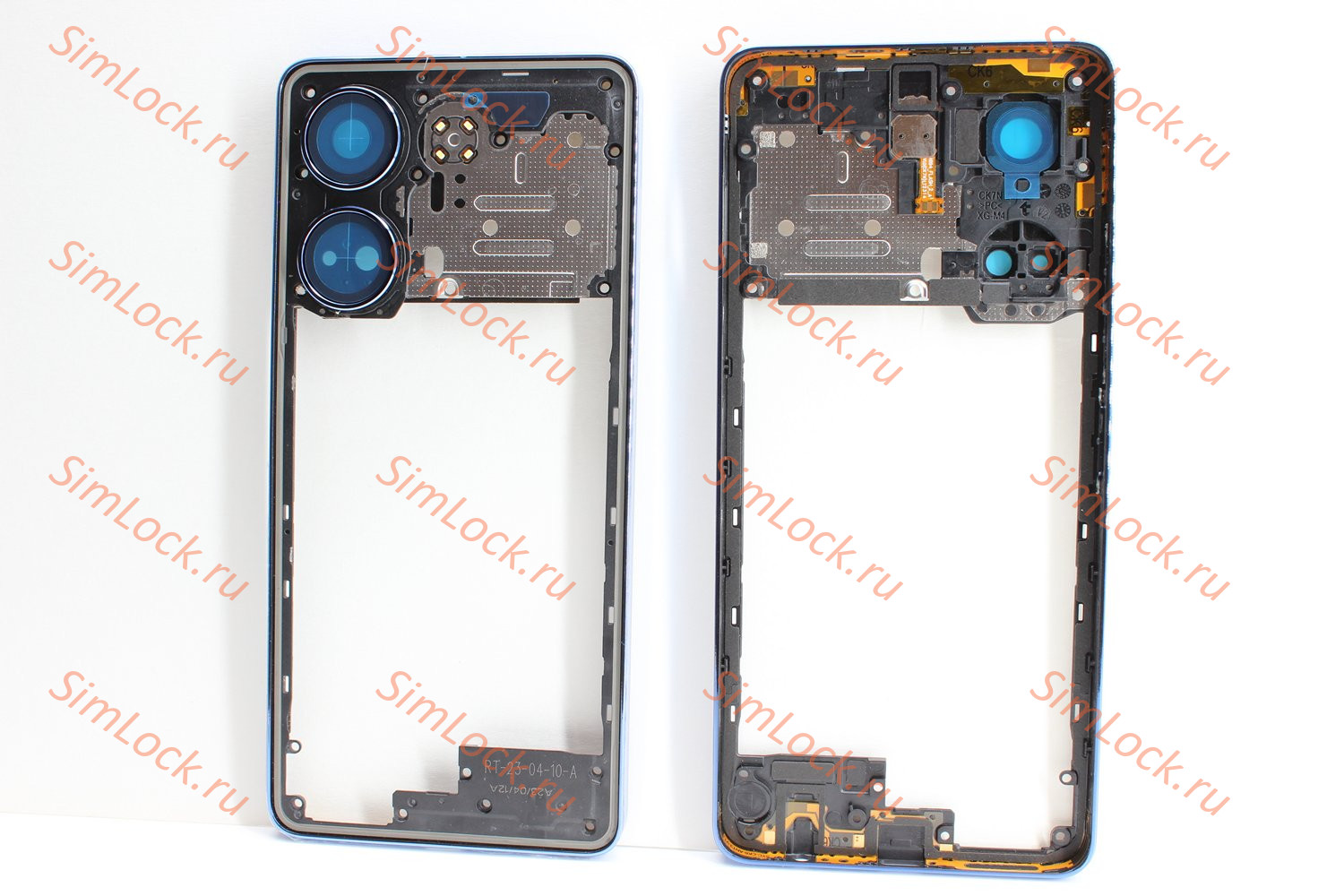 Средняя часть корпуса Tecno Camon 20 (CK6N), 20 Pro (CK7N), синий, оригинал