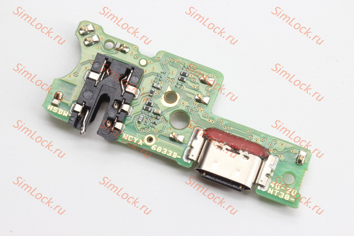 Нижняя плата (шлейф) Infinix Note 30 (X6833B) с разъемом зарядки, К-1