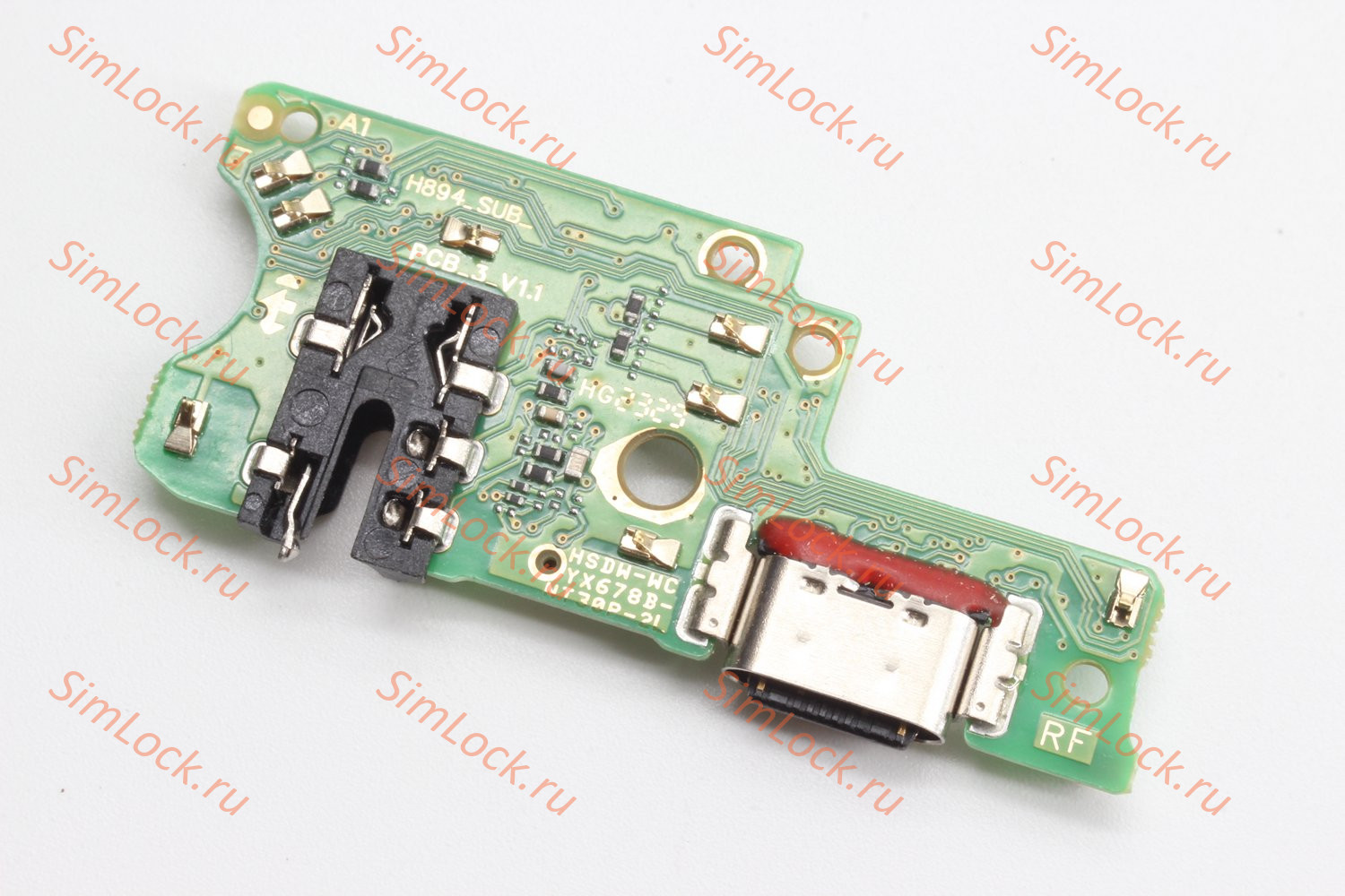 Нижняя плата (шлейф) Infinix Note 30 Pro (X678B) с разъемом зарядки, К-1