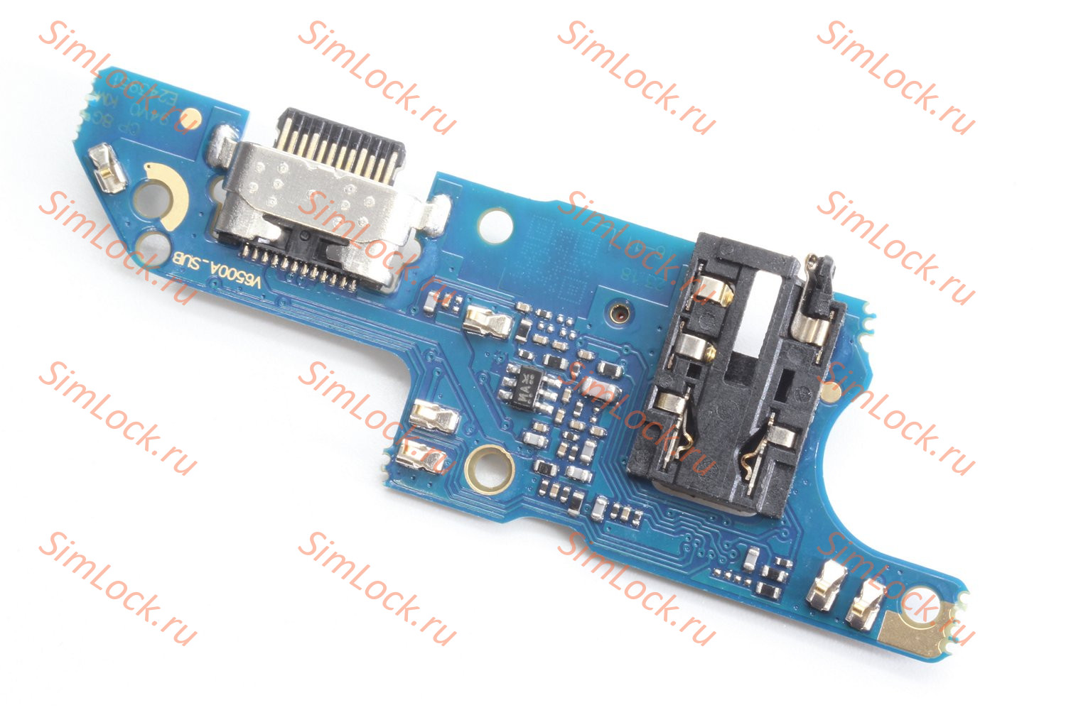 Нижняя плата (шлейф) Infinix Smart 7+ Plus (X6517) с разъемом зарядки, К-2