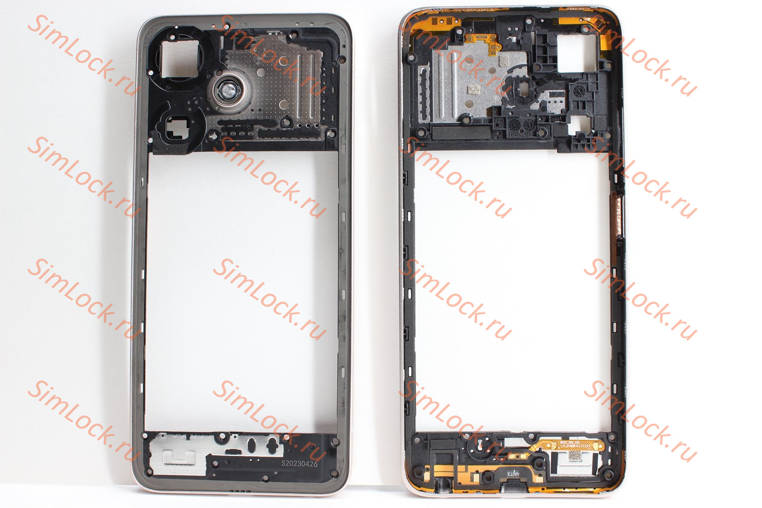 Средняя часть корпуса Infinix Hot 30i (X669D), золото (оранжевый), оригинал