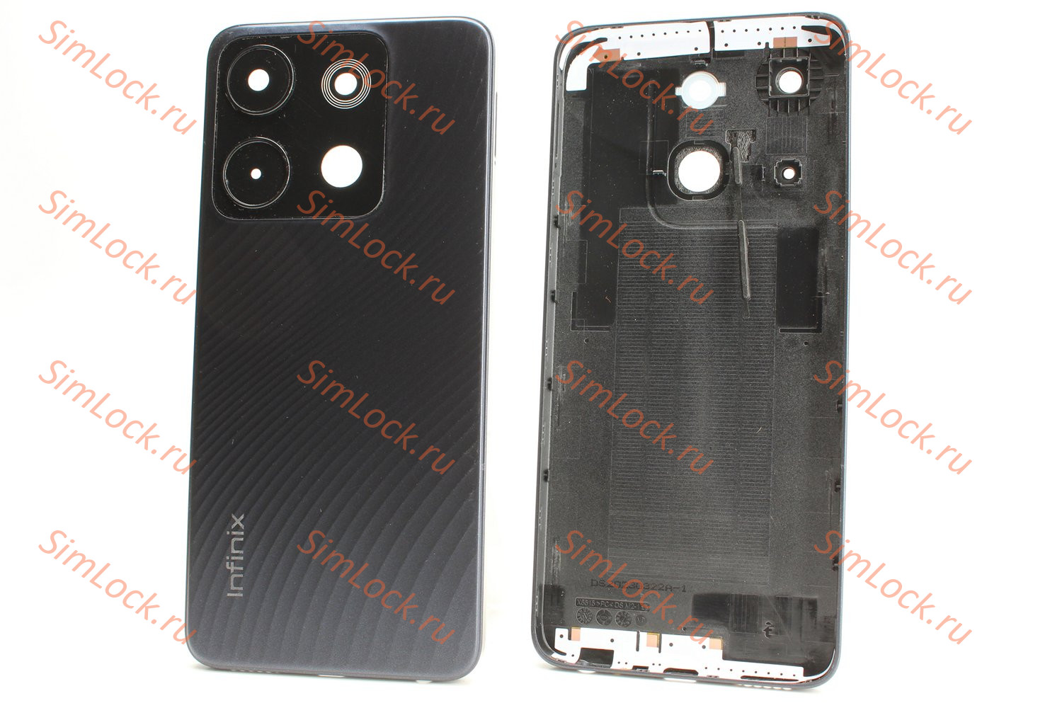 Задняя крышка Infinix Smart 7 (X6515), черный, К-2