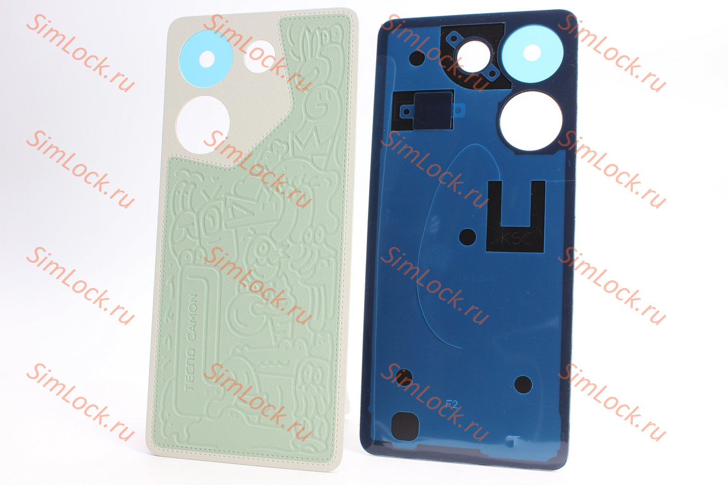 Задняя крышка Tecno Camon 20 (CK6N), 20 Pro (CK7N), зеленый, К-1