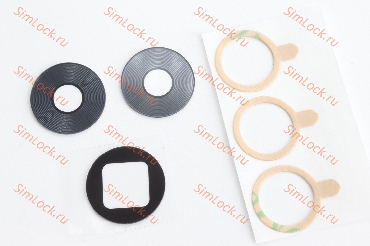 Стекло камеры Tecno Camon 18 Premier (CH9n) 3 шт, черный