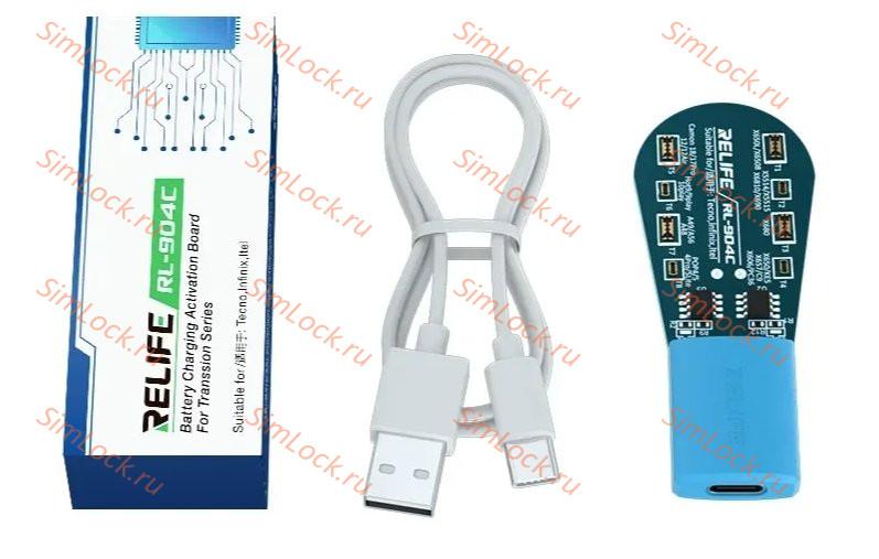 Плата Relife RL-904C для активации и зарядки аккумуляторов Tecno, Infinix, Itel