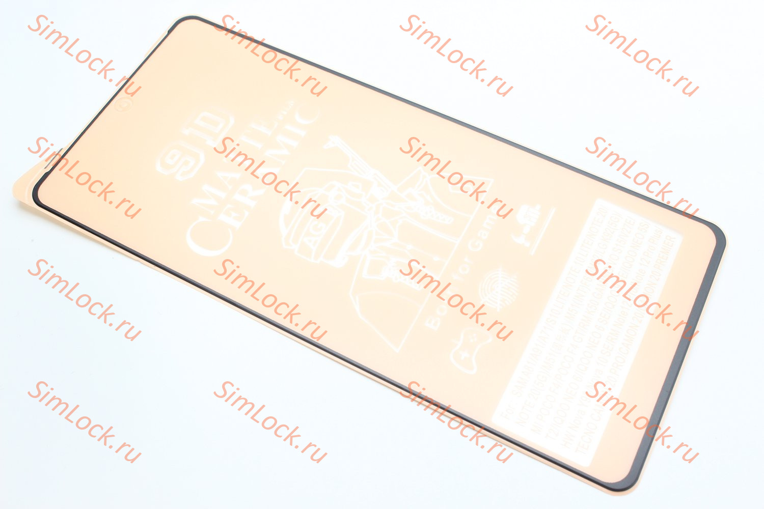 Защитная пленка Ceramic Tecno Camon 20, 20 Pro, Infinix Note 30 Pro, 30 VIP, GT 10 Pro, Xiaomi Redmi Note 12 Pro, 12 Pro+ и др, матовая
