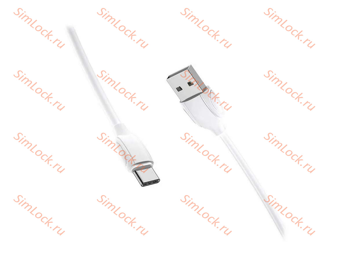 Кабель USB - Type-C Axtel AX51, 2.4A, 200см, белый
