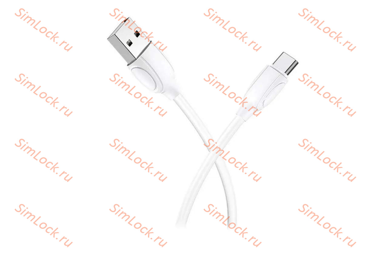 Кабель USB - Type-C Axtel AX51, 2.4A, 200см, белый