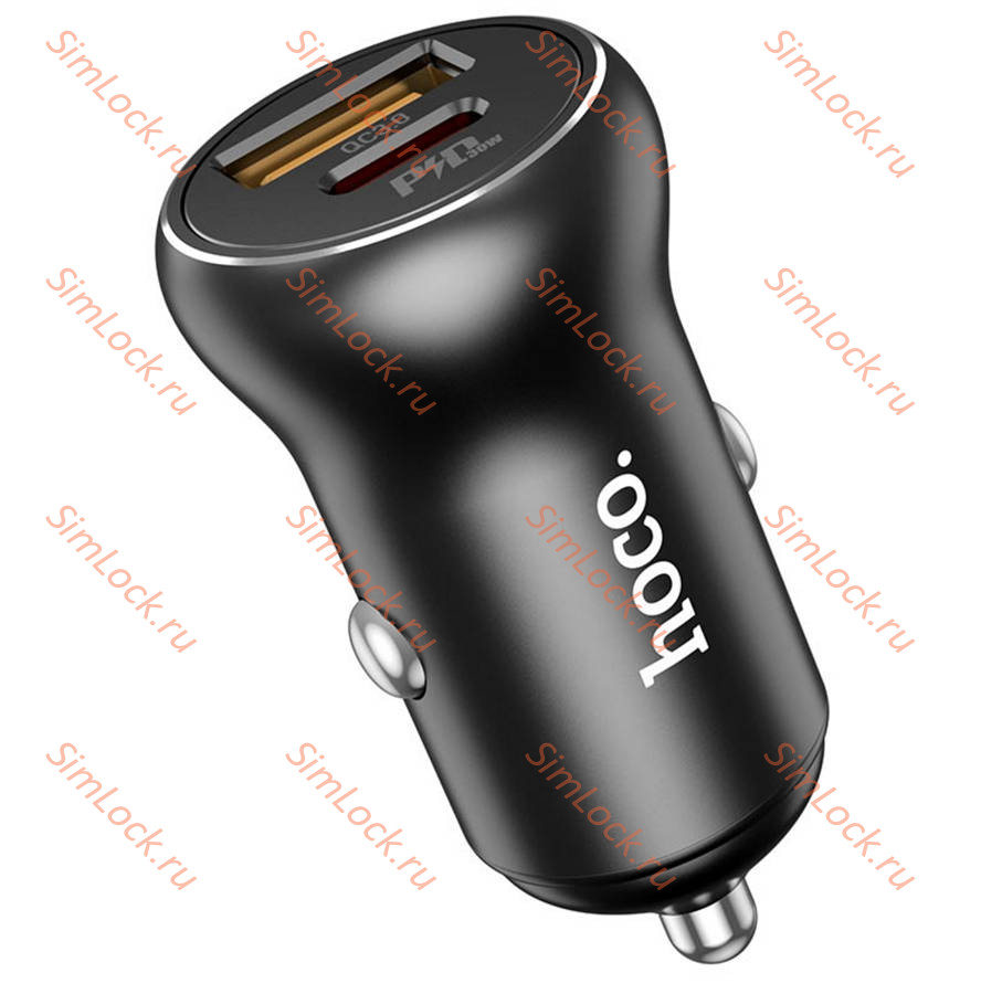 АЗУ Hoco NZ5 Smooth road A+C, PD30W, QC3.0, SCP, FCP, AFC, PPS, черный