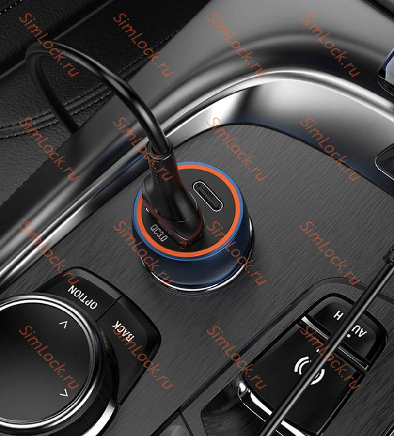 АЗУ Hoco Z46A Blue whale A+C, PD20W, QC3.0, FCP, AFC, синий металлик