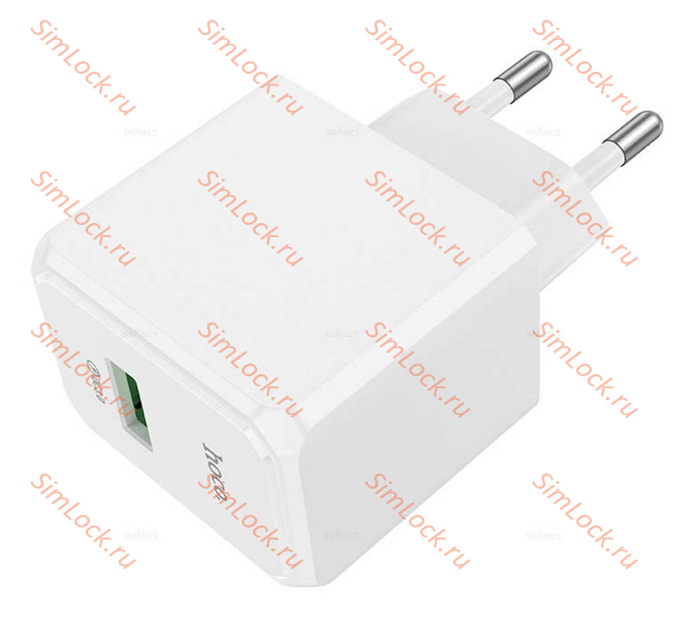 СЗУ HOCO CS12A Ocean, 3A, белый, USB-A 18W, QC3.0