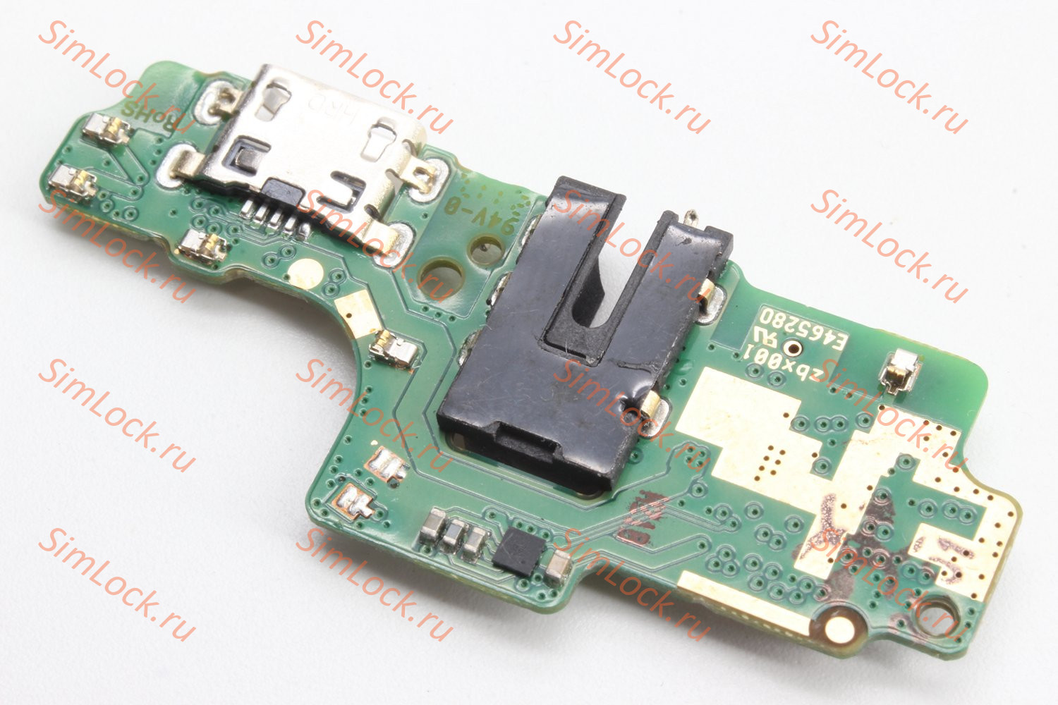 Нижняя плата (шлейф) Tecno Spark 6 Go (KE5), Spark Go 2020, с разъемом зарядки, оригинал, с разбора
