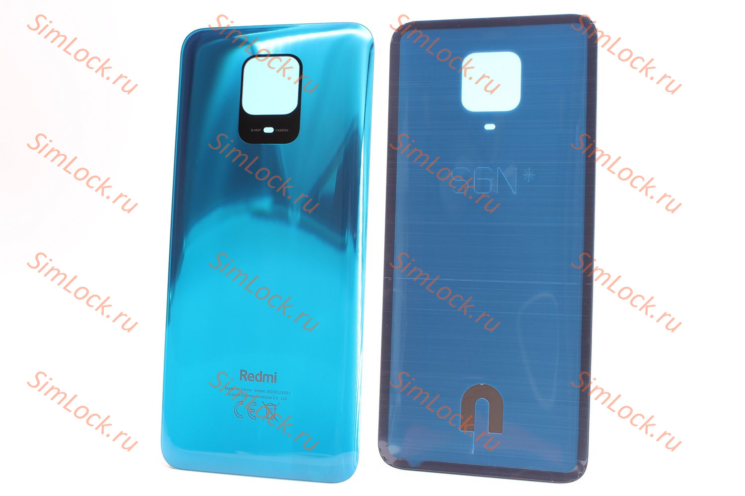 Задняя крышка Xiaomi Redmi Note 9 Pro, Note 9S, зеленый, К-2