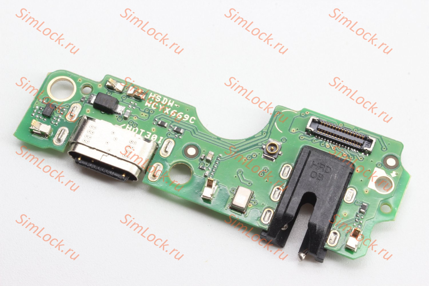 Нижняя плата (шлейф) Infinix Hot 30 Play (X6835B) с разъемом зарядки, К-1