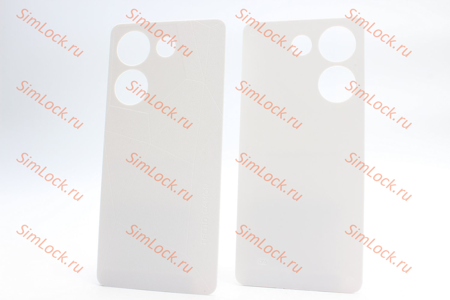 Задняя крышка Tecno Camon 20 (CK6N), 20 Pro (CK7N), белый, К-2