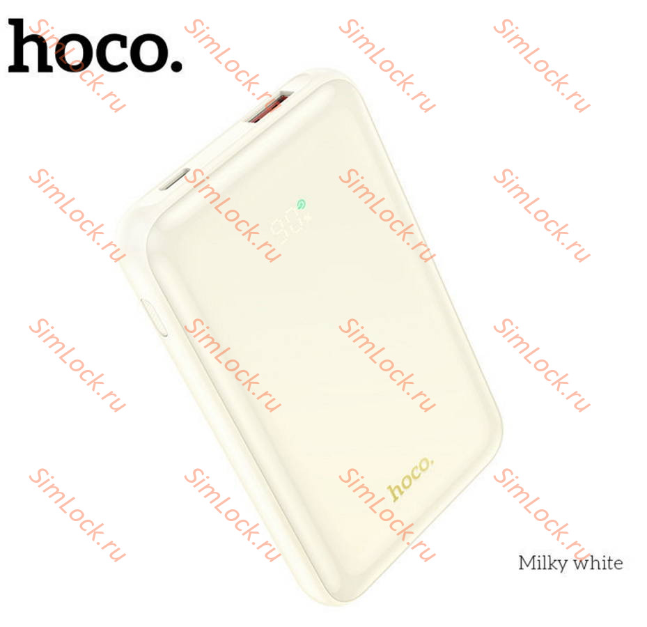 Внешний аккумулятор Hoco Q21 Great 22.5W + PD20W, 10000 мАч, белый