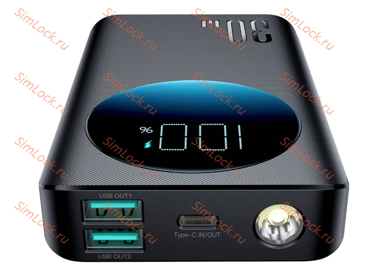 Внешний аккумулятор JoyRoom JR-PBF01, 30W, 10000 мАч, черный