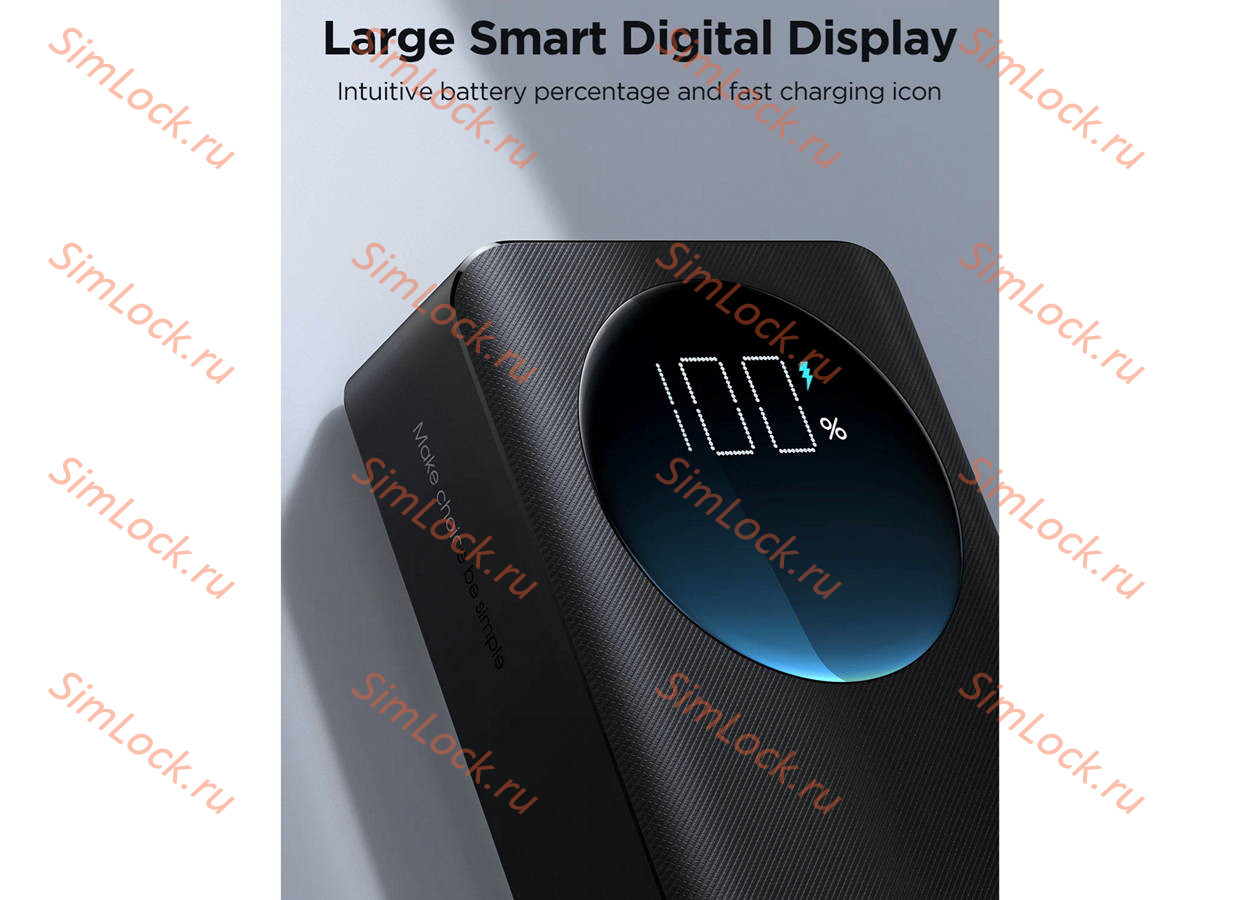 Внешний аккумулятор JoyRoom JR-PBF01, 30W, 10000 мАч, черный