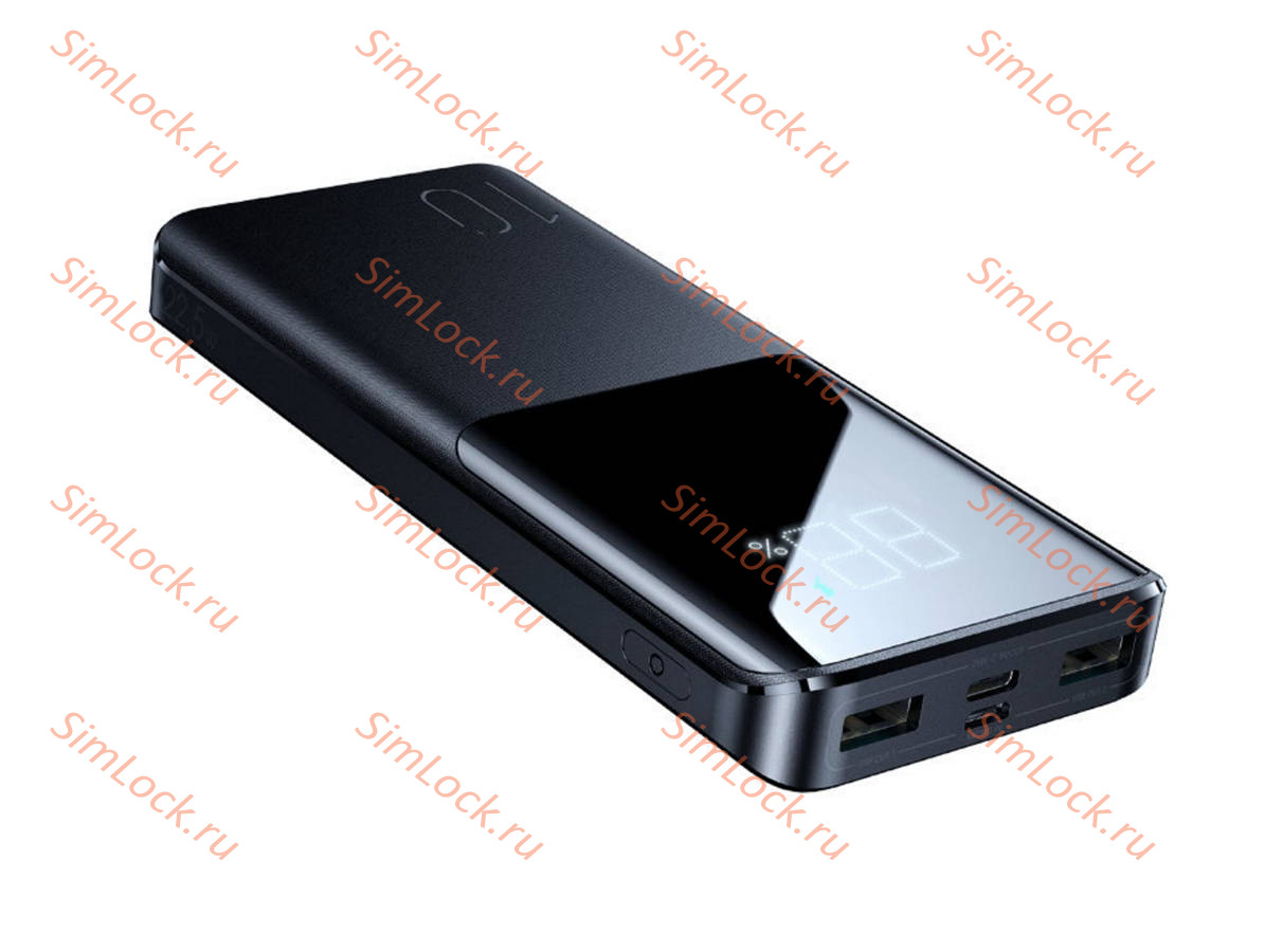 Внешний аккумулятор JoyRoom JR-QP191, 22.5W, 10000 мАч, черный