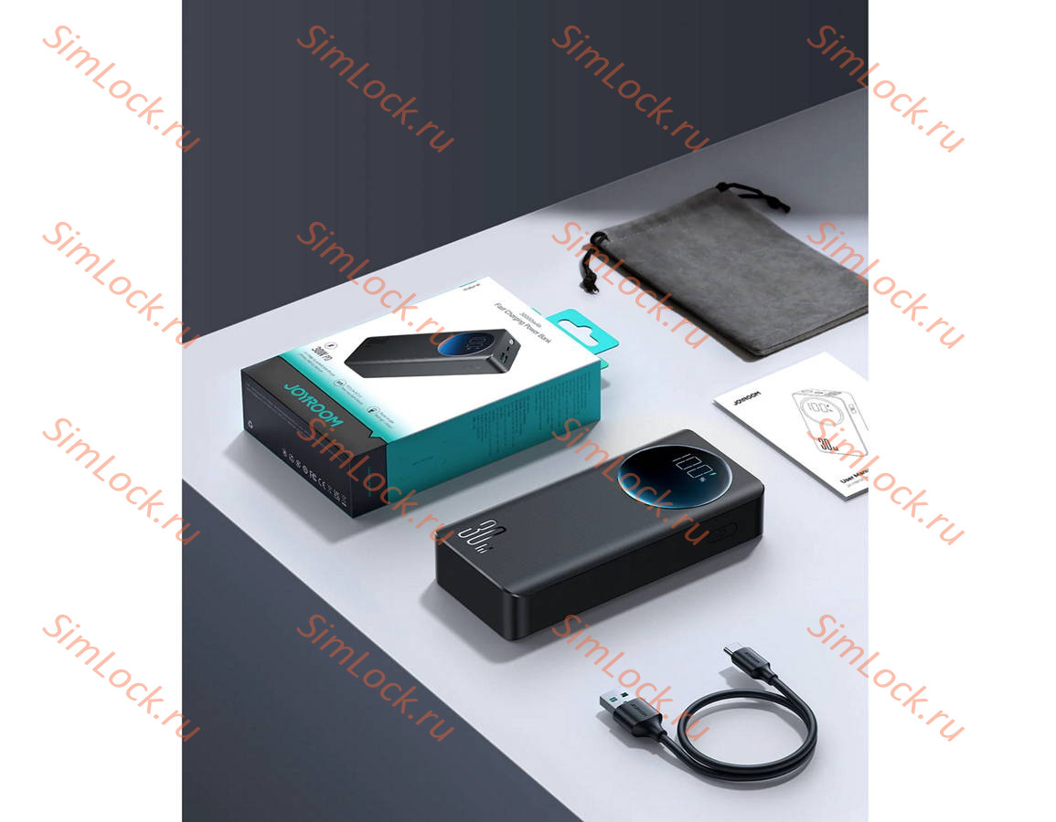 Внешний аккумулятор JoyRoom JR-PBF02, 30W, 20000 мАч, черный