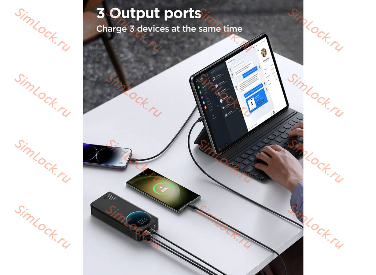 Внешний аккумулятор JoyRoom JR-PBF03, 30W, 30000 мАч, черный