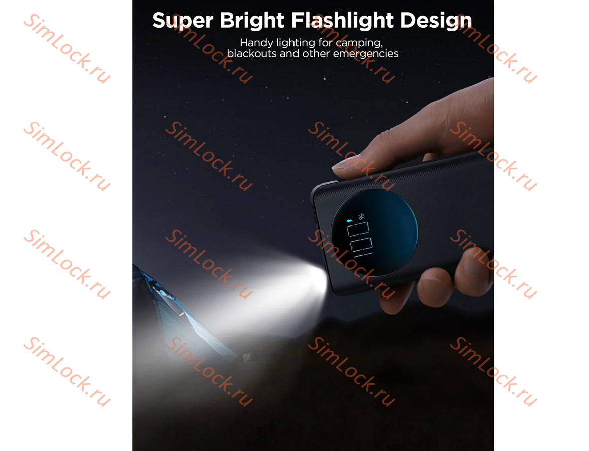 Внешний аккумулятор JoyRoom JR-PBF03, 30W, 30000 мАч, черный