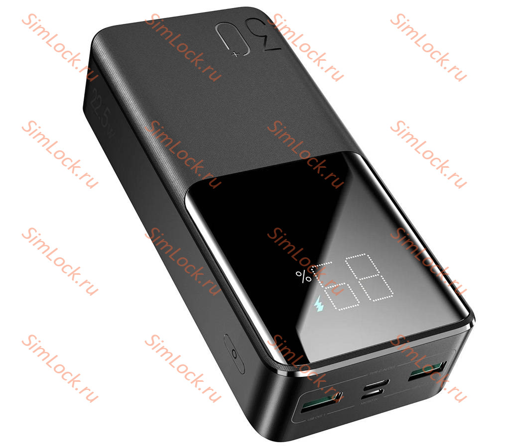 Внешний аккумулятор JoyRoom JR-QP193, 22.5W, 30000 мАч, черный