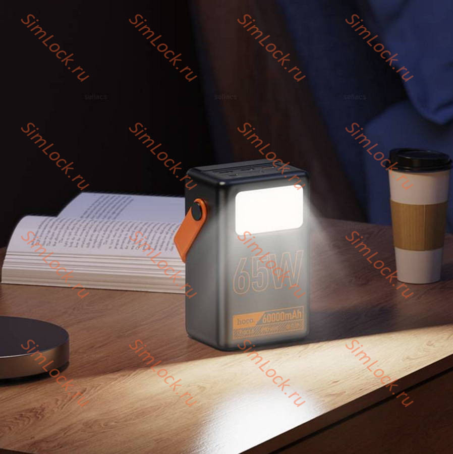 Внешний аккумулятор Hoco J110A Powerful PD65W, 60000 мАч, черный