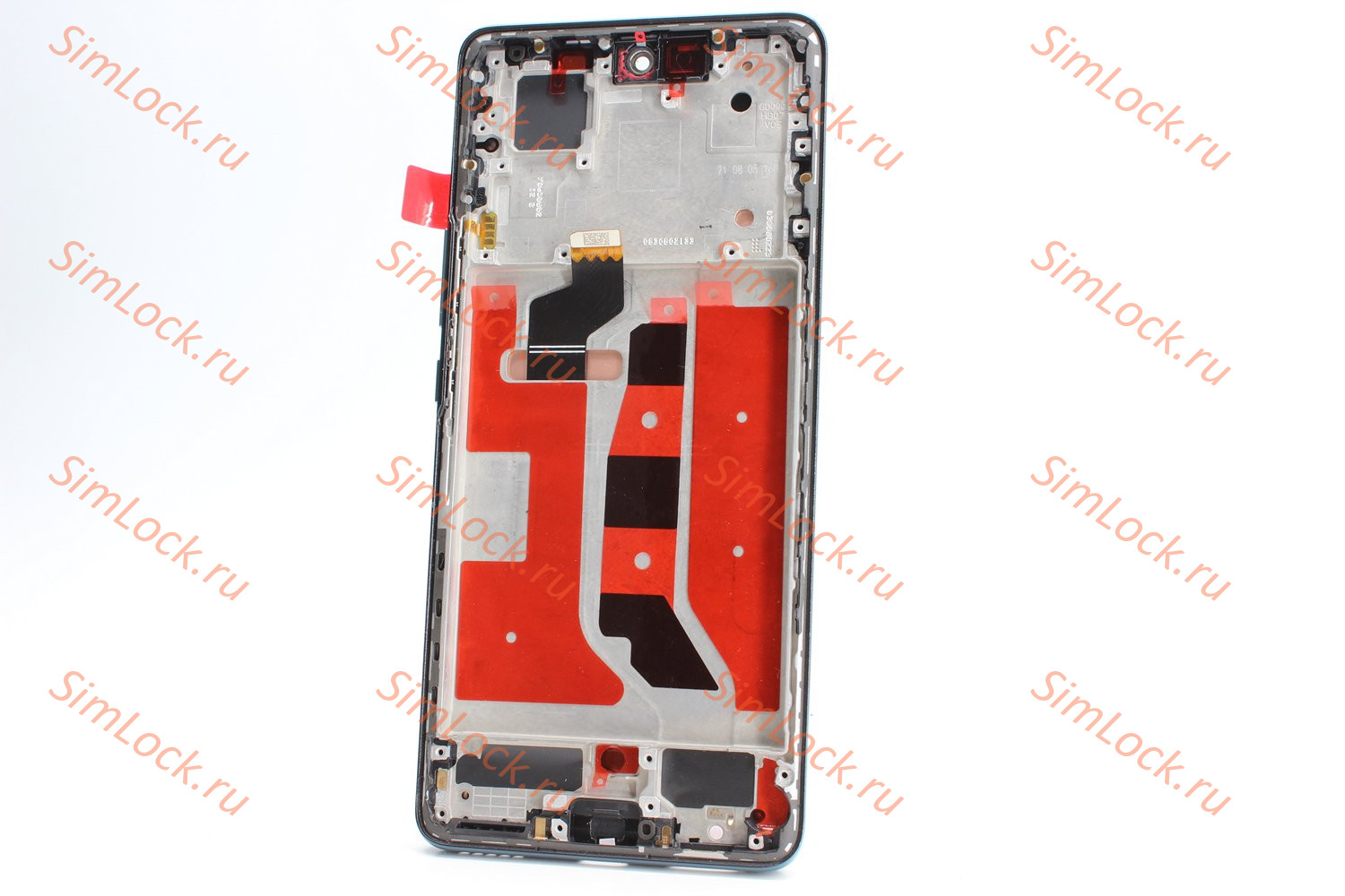 Дисплей Honor 50 (NTH-NX9), в зеленой рамке, OLED, оригинал