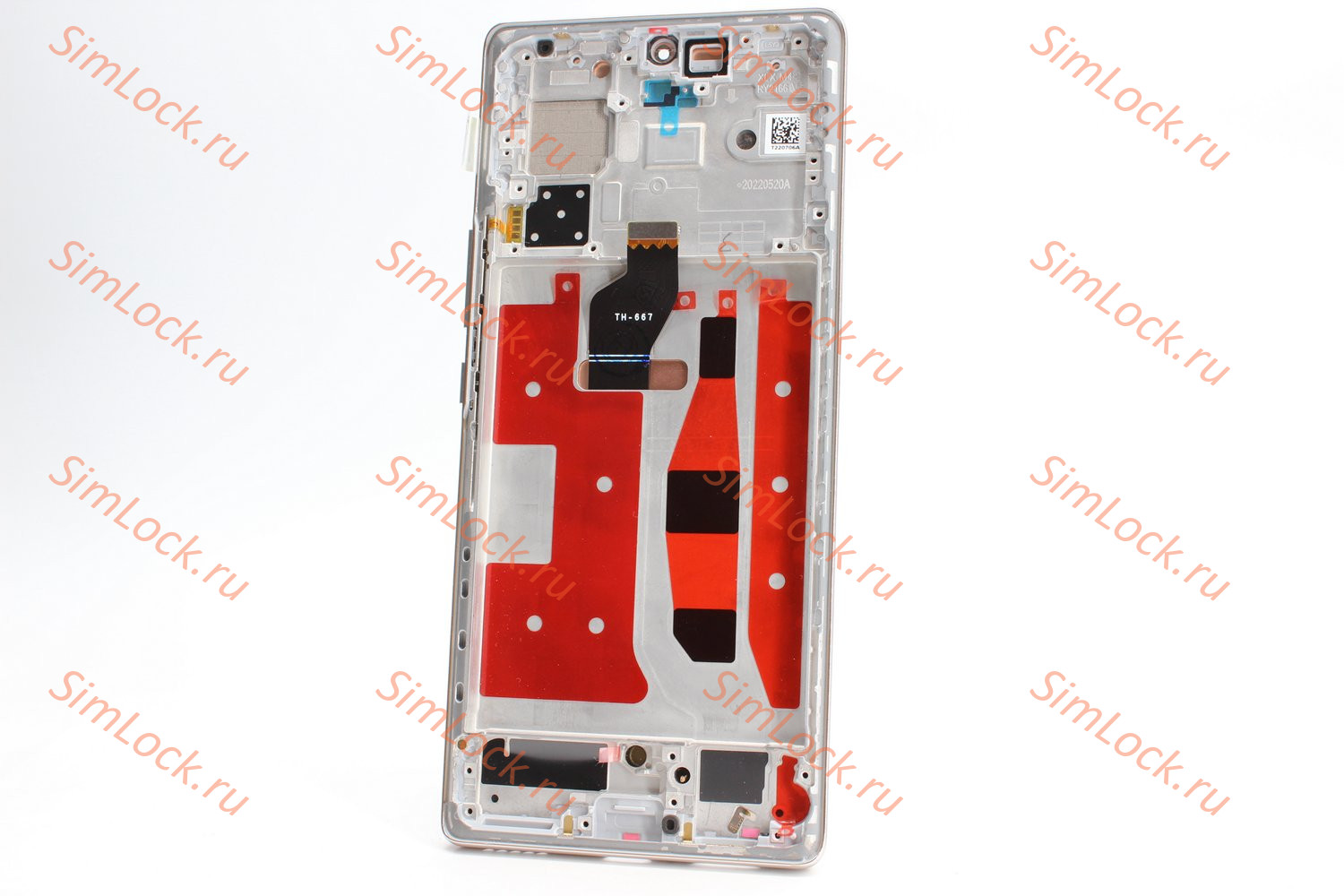 Дисплей Honor 70 (FNE-NX9), в серебристой рамке, оригинал