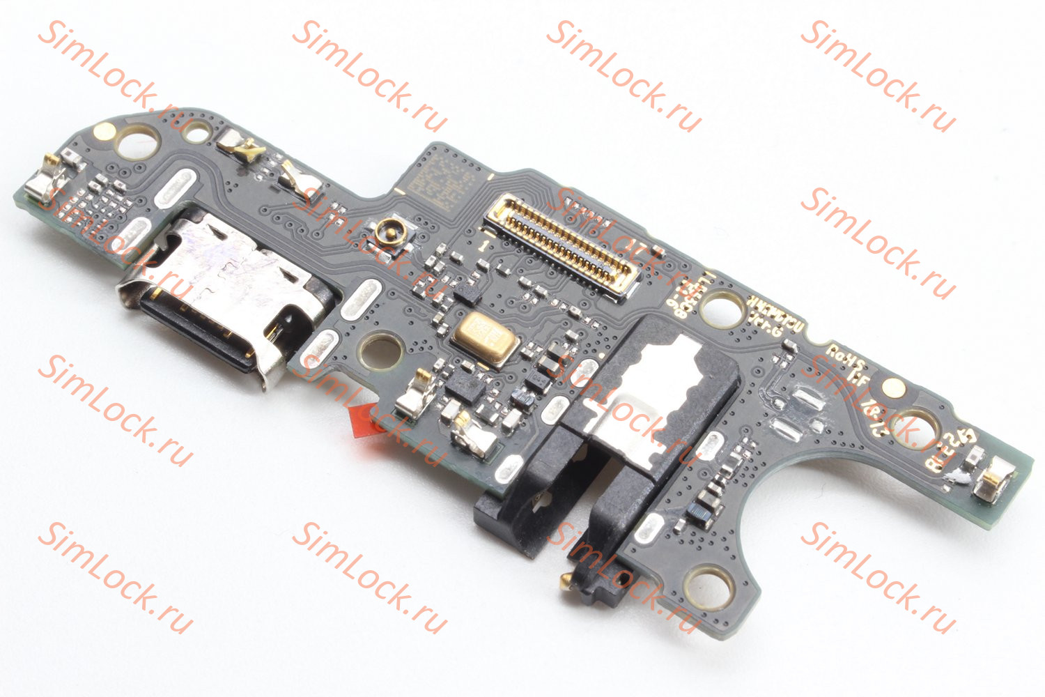 Нижняя плата (шлейф) Honor X6a (WDY-LX1) с разъемом зарядки, К-1
