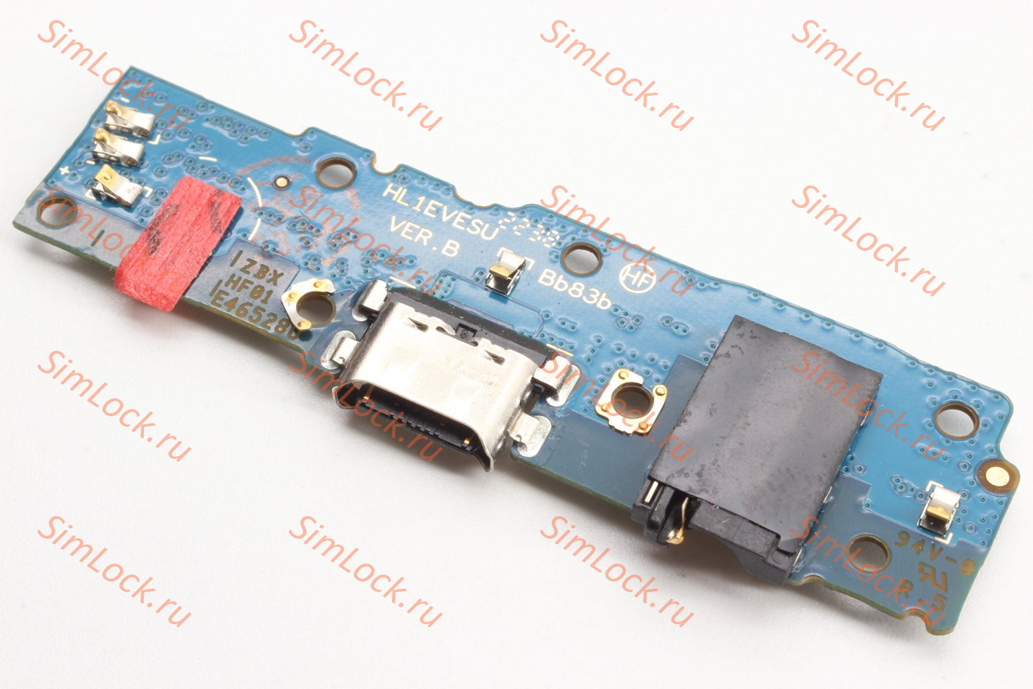 Нижняя плата (шлейф) Huawei Nova Y61 (EVE-LX9N) с разъемом зарядки, К-1