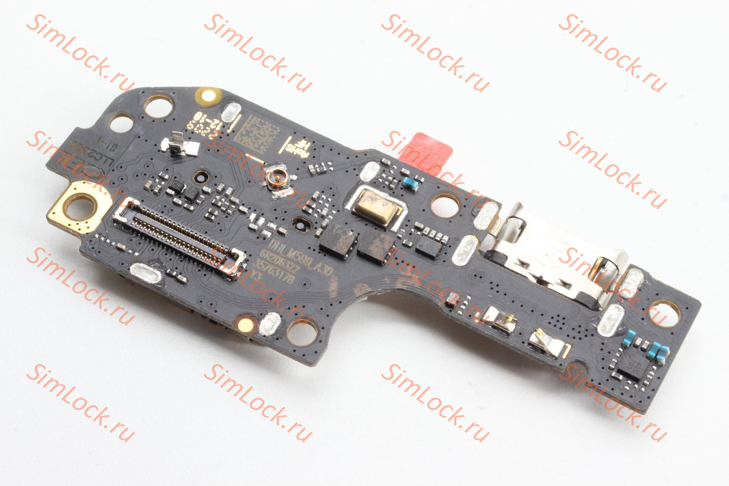 Нижняя плата (шлейф) Huawei Nova Y90 (CTR-LX1) с разъемом зарядки и считывателем SIM, К-1