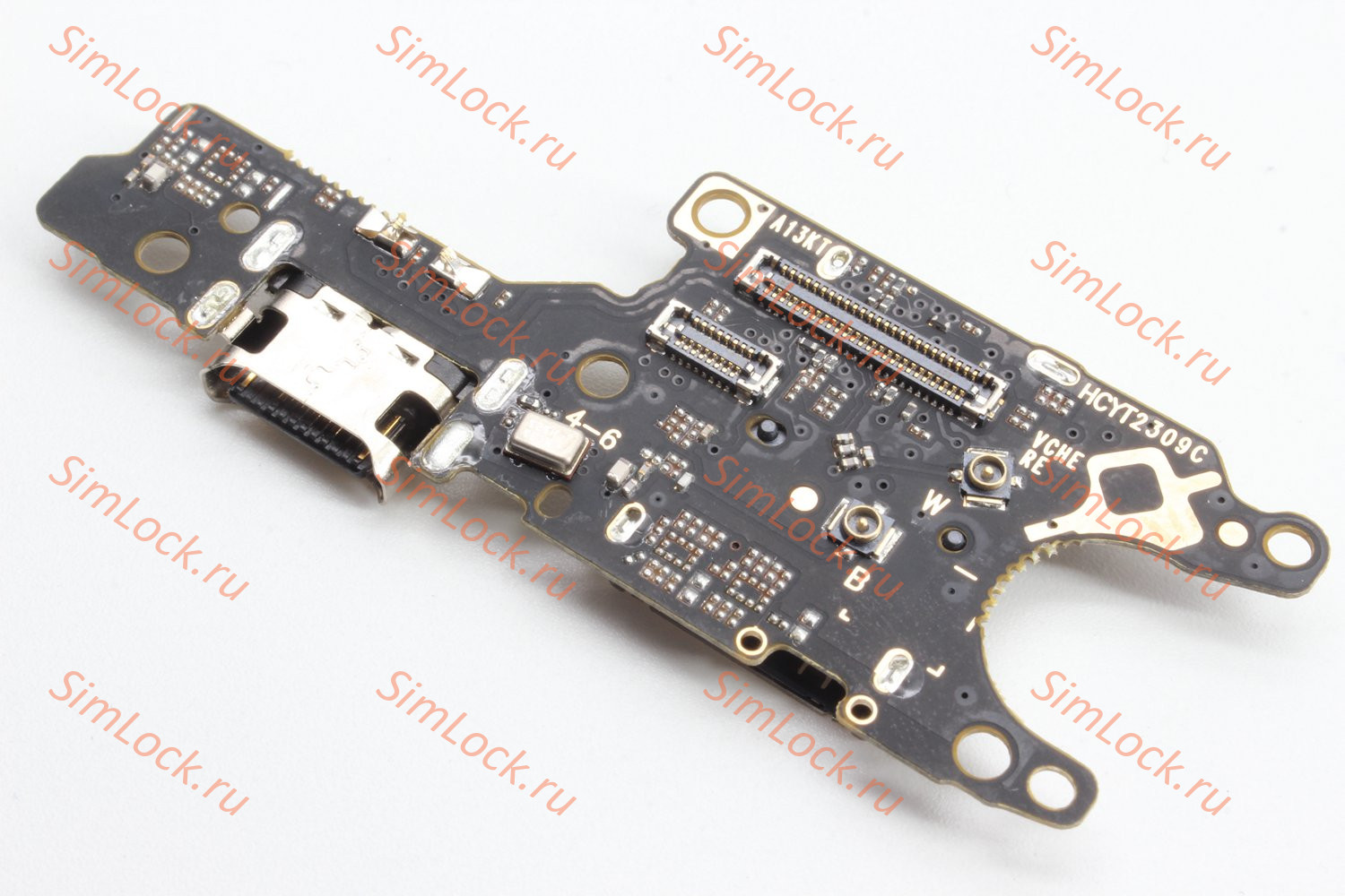 Нижняя плата (шлейф) Huawei Nova 9 (NAM-LX9) с разъемом зарядки и считывателем SIM, К-3