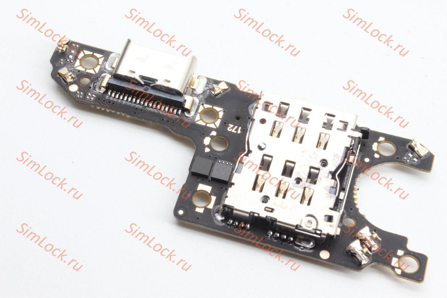 Нижняя плата (шлейф) Huawei Nova 10 (NCO-LX1) с разъемом зарядки и считывателем SIM, К-2