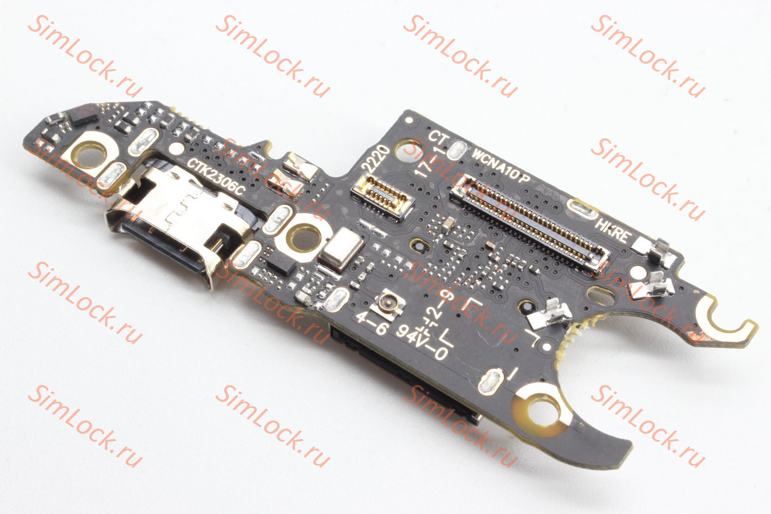 Нижняя плата (шлейф) Huawei Nova 10 Pro (GLA-LX1) с разъемом зарядки и считывателем SIM, К-2