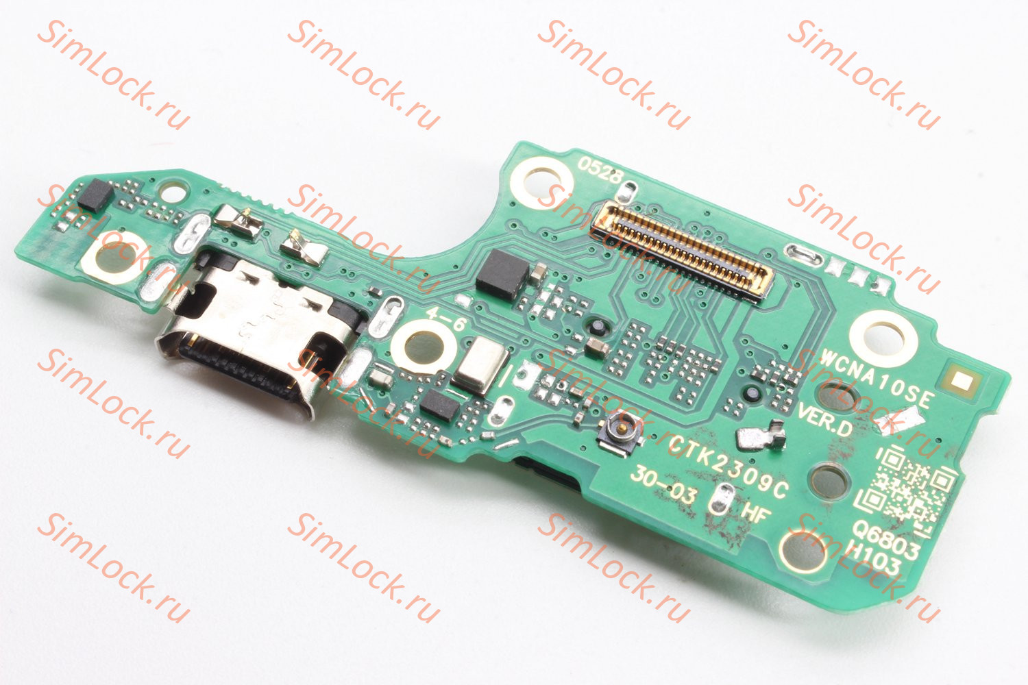 Нижняя плата (шлейф) Huawei Nova 10 SE, 11 SE, 12 SE (BNE-LX1) с разъемом зарядки и считывателем SIM, К-2