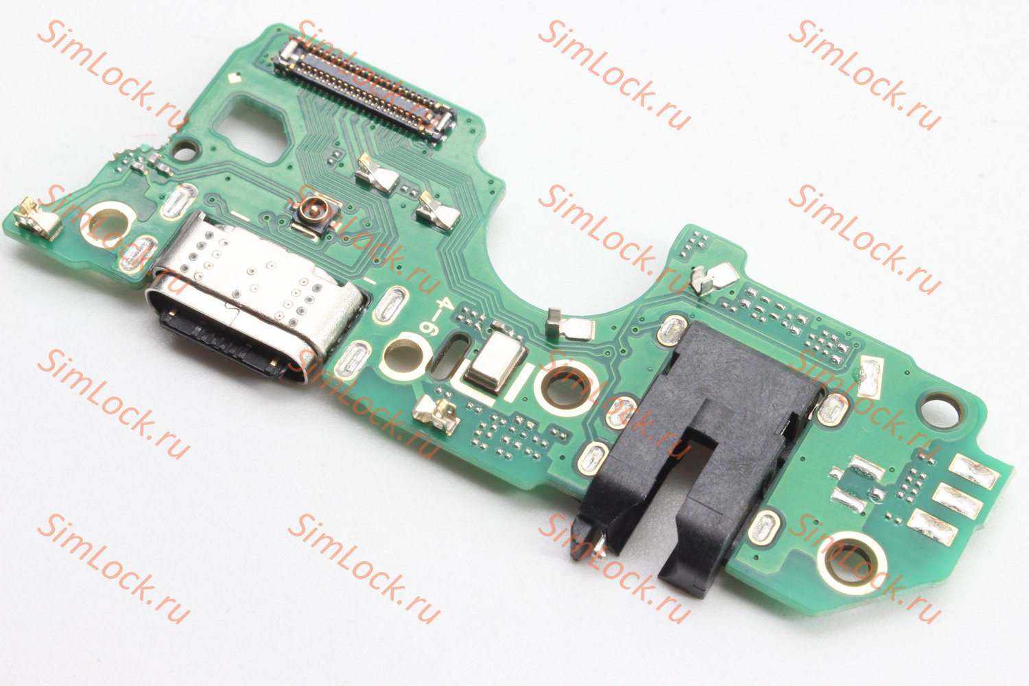 Нижняя плата (шлейф) Oppo A18 (CPH2591), A38 (CPH2579), A58 4G (CPH2577) с разъемом зарядки, К-3