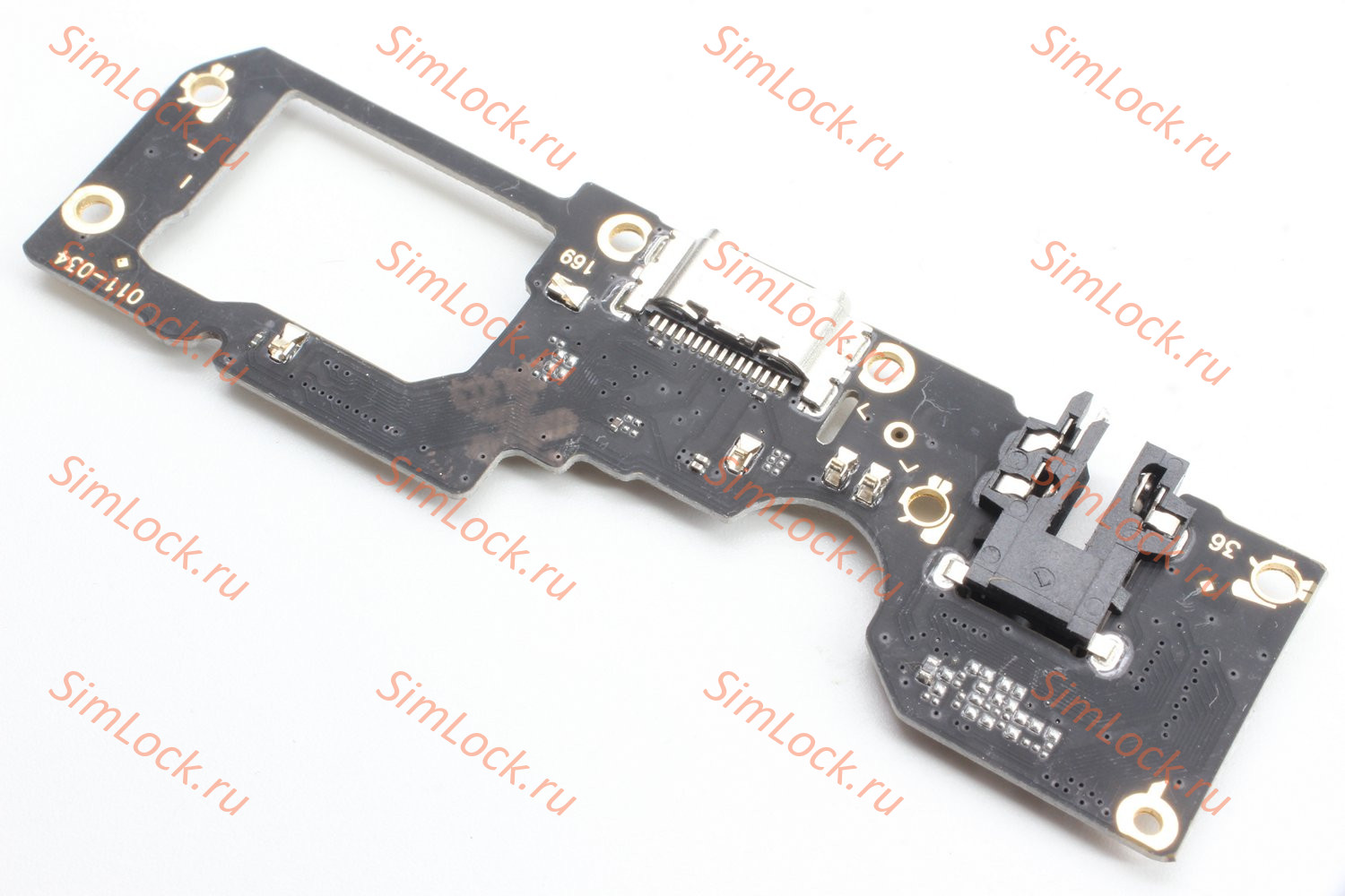 Нижняя плата (шлейф) Oppo A78 4G (CPH2565) с разъемом зарядки, К-3